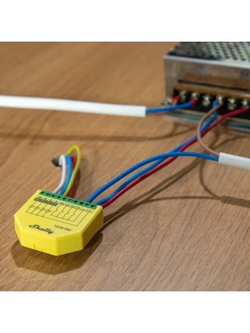 Controler banda LED Shelly Plus RGBW PM 12/24V - set 2 bucati, profile RGBW, RGB si lumina, masurare consum, Wi-Fi si Bluetooth, control aplicatie - Img 4