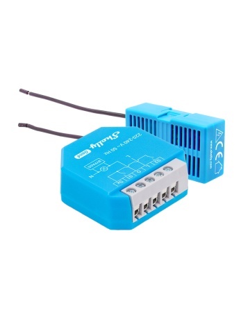 Releu inteligent Shelly 1L Gen4, 1 canal, nu necesita nul, WiFi, Bluetooth si Zigbee, control aplicatie, compatibil Amazon Alexa, Google Assistant si Home Assistant