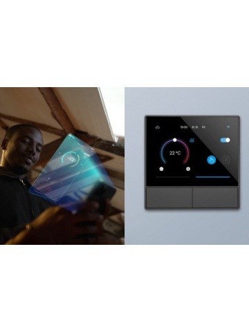 Resigilat Intrerupator Smart cu touch si functie termostat Sonoff NS Panel - Img 4