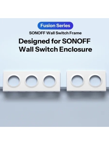 Resigilat SONOFF EF2G – Rama decorativa pentru intrerupatorul smart ORB, 2 posturi - Img 3