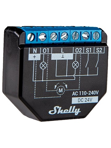 Shelly Plus 2PM - 2-channel smart relay with energy meter, WiFi, app control, compatible with Amazon Alexa, Google Assistant and Home Assistant - Img 5
