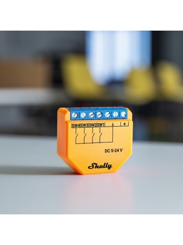Shelly Plus I4 - DC 4-Channel Wi-fi Scene Activation Mode, Compatible with Amazon Alexa and Google Assistant - Img 2