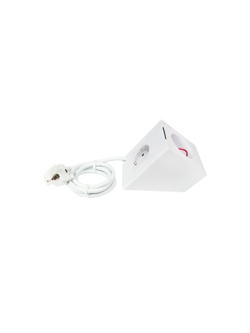 Shelly Socket for Wall Display Stand White – Soclu pentru Montaj pe Stand al Shelly Wall Display, Alb