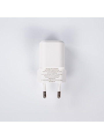 Smart charger Shelly GaN 30W white - USB-C Power Delivery, EU plug, ultra-compact, for phones, tablets and Shelly devices - Img 5