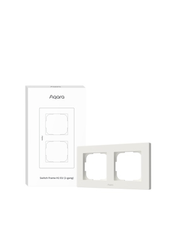 Aqara Doppelrahmen für H2-Schalter (für Wandschalter) - Weiß