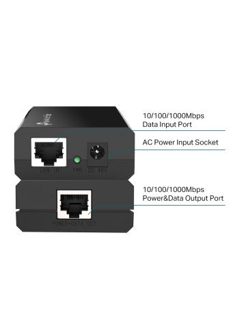 Gigabit PoE инжектор 15,4 W, TP-LINK TL-PoE150S - Img 5