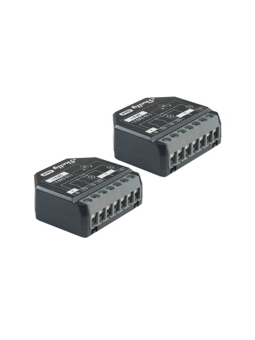 Pachet 2 relee inteligente Shelly 2PM GEN4, 2 canale, 2x10A, monitorizare consum, multiprotocol (WiFi, bluetooth, matter, zigbee) , integrare Home Assistant