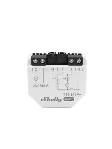 Resigilat Shelly EM GEN3 Contor de energie monofazat cu 2 canale + clamp (1x transformator 50A)