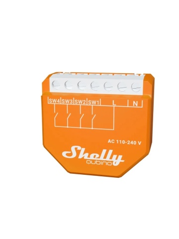 Resigilat Shelly Qubino Wave i4 – Modul de activare scene Z-Wave