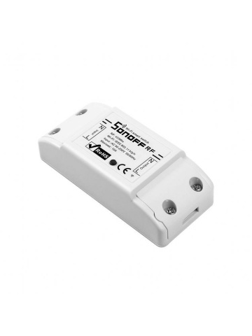 Resigilat Sonoff RFR2 – Releu Inteligent Monofazat, Wi-Fi 2.4 GHz & Radiofrecvență 433 MHz, Sarcină Maxima 10A (2200W), Control Local și Cloud eWeLink
