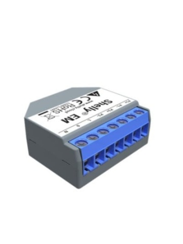 Shelly EM Contor de energie monofazat cu 2 canale cu controlul contactorului - Img 2