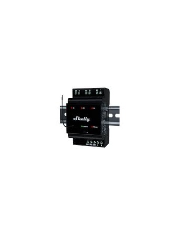 Shelly Wave Pro 3 (2025) LR - Professionelles 3-Kanal-Z-Wave-Relais mit DIN-Schienenmontage und Long-Range-Technologie