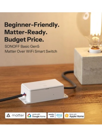 SONOFF Basic 1GS - Wi-Fi Smart Relais für die Automatisierung von Beleuchtung und Geräten - Img 5