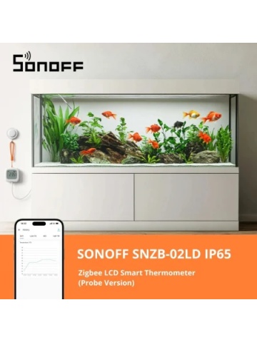 Temperatur- und Feuchtigkeitssensor Sonoff SNZB-02LD, Zigbee 3.0 - Img 5