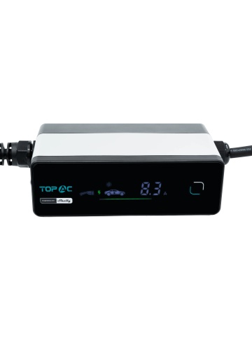 TopAC Portable EV Charger 11kW (EVE01-11R) - Three-phase Portable Charging Station, Type 2, Adjustable Current, IP65 Protection
