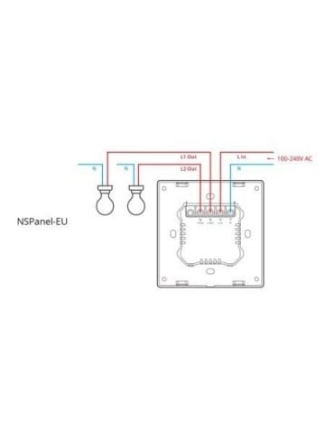 B-Ware Smarter Touch-Schalter mit Thermostatfunktion Sonoff NS Panel - weiß - Img 4