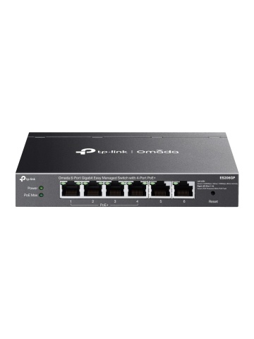 ES206GP-Omada 6-Port Gigabit Easy Managed Switch mit 4-Port PoE+