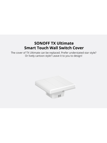 Front panel with Sonoff Star design for TX Ultimate T5-4C-86-star switch - Img 4