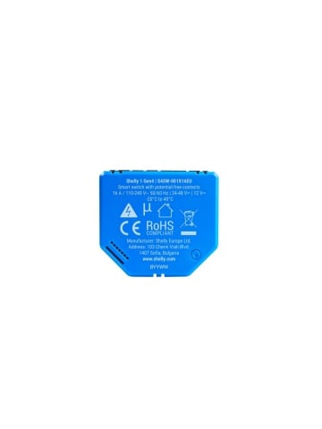 Pachet de 4 x Shelly 1 Gen4 – Modul releu inteligent WiFi, Matter, Zigbee, Bluetooth - Img 9