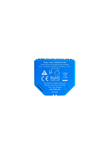 Packung mit 4 x Shelly 1 Gen4 - WiFi, Matter, Zigbee, Bluetooth smart relay module - Img 9