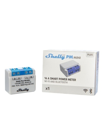 Resigilat Contor de energie Shelly Plus PM mini, 16A