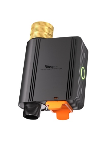 Resigilat Electrovalvă Inteligentă pentru Irigații Sonoff Hydro One BSP (SWV-ZFE-BSP) – Conectivitate Zigbee 3.0, Racord Intrare din Alamă (BSP), Măsurare Debitul Apei, Protecție IP65 - Img 4