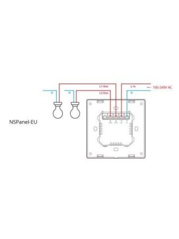 Resigilat Intrerupator Smart cu touch si functie termostat Sonoff NS Panel - alb - Img 4