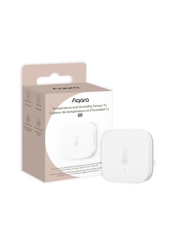Resigilat Senzor de temperatura si umiditate Aqara T1, Zigbee, Apple Homekit