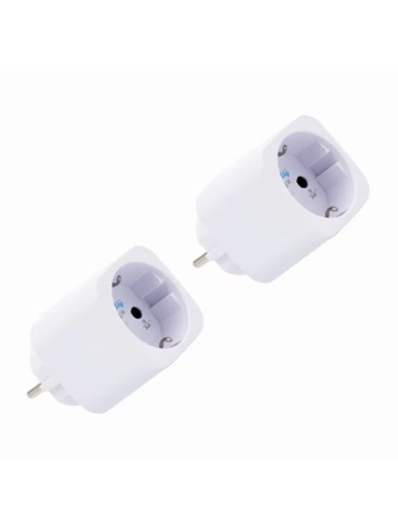 Resigilat Shelly Plug M Gen3 (Pachet de 2 prize)– Priză Inteligentă Wi-Fi și Bluetooth, Monitorizare Energie, Procesor Shelly chip, Control Local și Automatizări, 16A