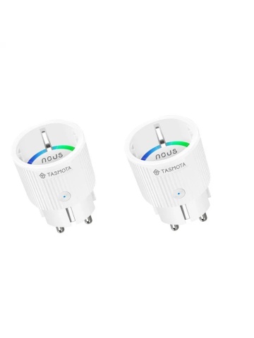 Satz von 2 Steckdosen WiFi NOUS A8T, 10A - Tasmota, ESP32