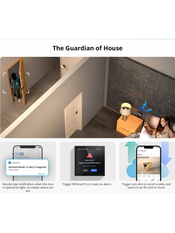 Senzor Inteligent de Ușă și Fereastră Sonoff SNZB-04PR1 – Protocol Zigbee 3.0, Alimentare Baterie CR2477, Alerte Deschidere în Timp Real, Compatibil eWeLink & Home Assistant - Img 6