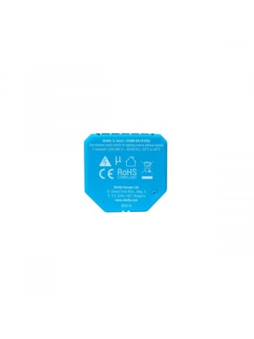 Shelly Smart Relay 1L, 1 Kanal, kein NUL erforderlich, Home Assistant Integration, Matter - Img 6