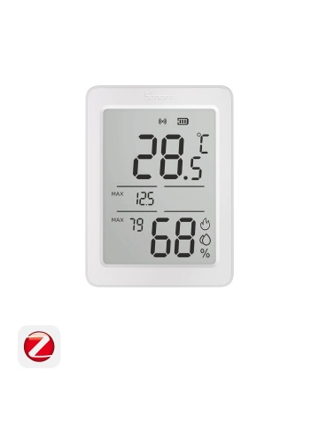 Sonoff SNZB-02DR2, AirGuard TH - Zigbee 3.0 Temperature and Humidity Sensor with LCD Display and Remote Monitoring
