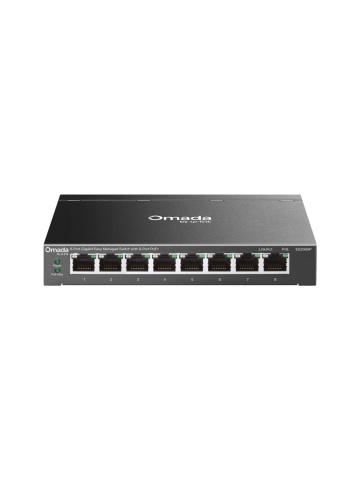Switch TP-Link Omada ES208GP, 8 porturi Gigabit Easy Managed, PoE+ - Img 3