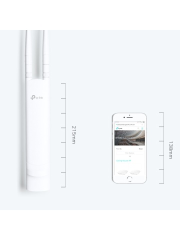Acces Point wireless pentru exterior TP-Link Omada EAP110-OUTDOOR - Img 4