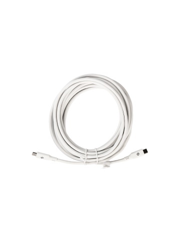 Cablu de alimentare si incarcare Shelly USB-C la USB-C 100W, 5 m, alb - cip E-Mark, Power Delivery 20 V / 5 A