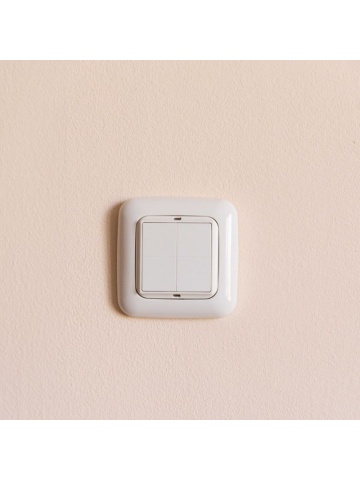 Comutator de perete Shelly BLU Wall Switch 4 + rama Busch-Jaeger - Img 4
