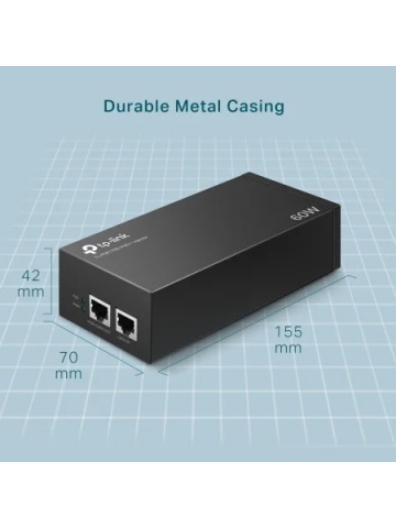 Injector PoE++ Gigabit 60W, TP-LINK TL-PoE170S - Img 4