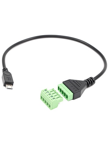 Micro USB to 5 Terminal Add-on pentru Shelly The Pill – Interfață de Conectare Universală pentru Senzori și Automatizări