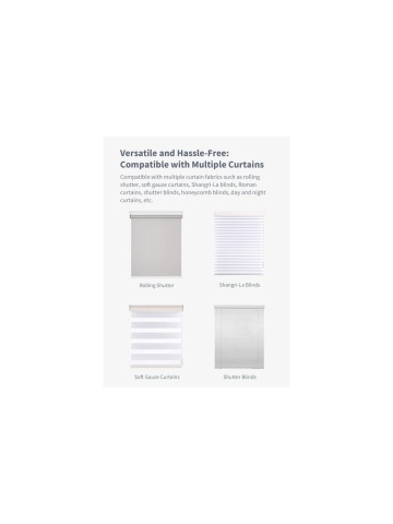 Resigilat Kit de automatizare draperie Aqara Roller Shade Controller T1S , Apple HomeKit, Zigbee, Matter - Img 3