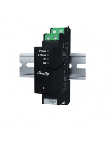 Resigilat Modul pentru controlul rulourilor / jaluzelelor Shelly Qubino Wave Pro Shutter, Z-Wave - Img 2