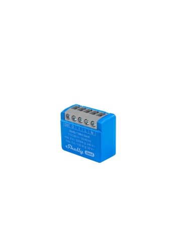 Resigilat Releu inteligent Shelly 1 Mini GEN4, 1 canal, 8A, multiprotocol (WiFi, bluetooth, matter, zigbee), contact uscat