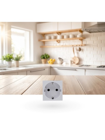 Resigilat Shelly Socket for Wall Display Stand White – Soclu pentru Montaj pe Stand al Shelly Wall Display, Alb - Img 4