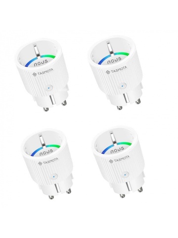 Set de 4 prize WiFi NOUS A8T, 10A - Tasmota, ESP32