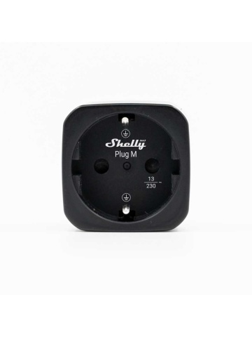 Shelly Plug M Gen3 Black (4er-Pack) – Intelligente Steckdose mit WLAN und Bluetooth, Energieüberwachung, Shelly-Chip-Prozessor, lokale Steuerung und Automatisierungen, 16 A - Img 2