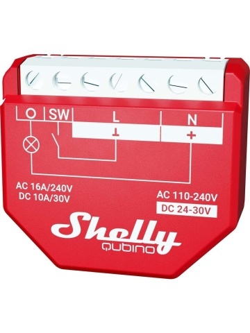Shelly Qubino Wave 1PM smart relay with power meter, Z-Wave