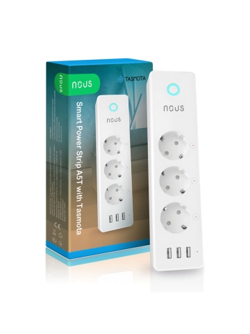 Smart Nous A5T extension cable, with Tasmota integration, 3 sockets, 3 USB ports - Img 3