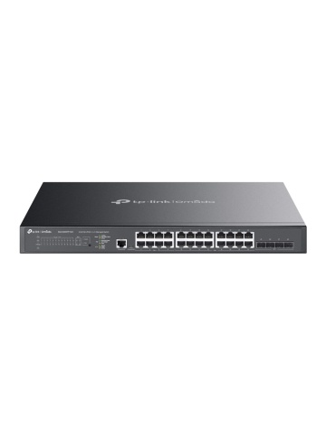 Switch TP-Link Omada SG3428XPP-M2, 24 porturi 2.5G (16 PoE+ + 8 PoE++), 4 sloturi 10G SFP+, buget PoE 500W