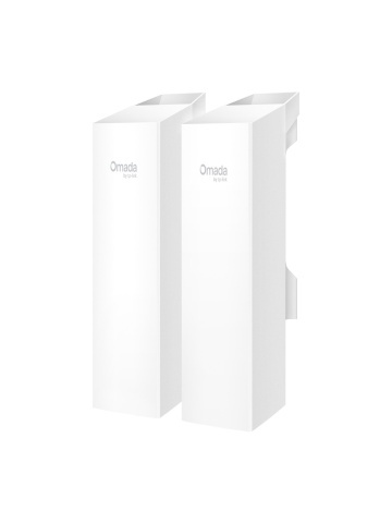 TP-Link Omada EAP100-Bridge KIT – 2.4 GHz Outdoor Wireless Bridge Kit, 300 Mbps, Range up to 500 m, IP65, Automatic Plug-and-Play Setup