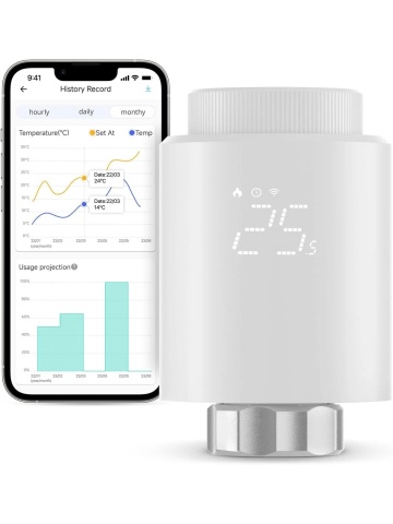 Valva termostatica pentru calorifer Sonoff TRVZB, Zigbee 3.0 - Img 3